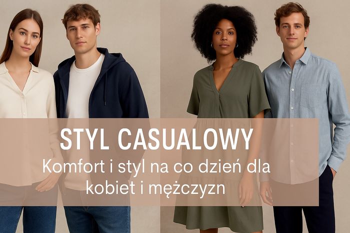 Styl casualowy – komfort i styl na co dzień dla kobiet i mężczyzn
